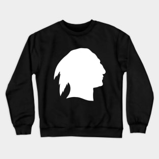 Brave Head White Crewneck Sweatshirt